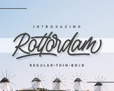 Rottordam Script font