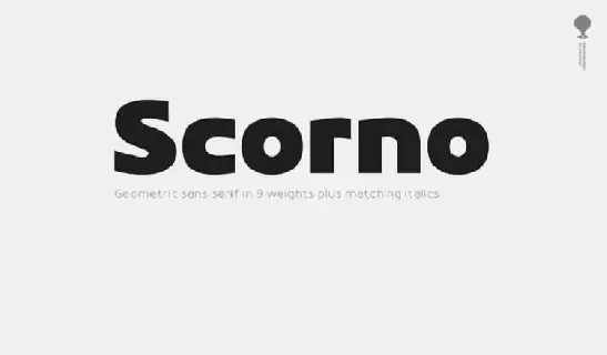 Scorno Family Free font