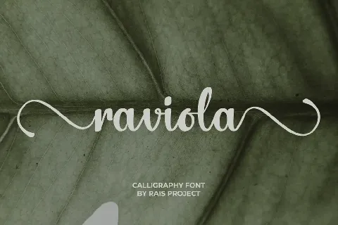 Raviola Demo font