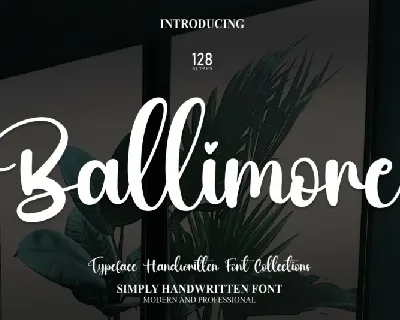 Ballimore font