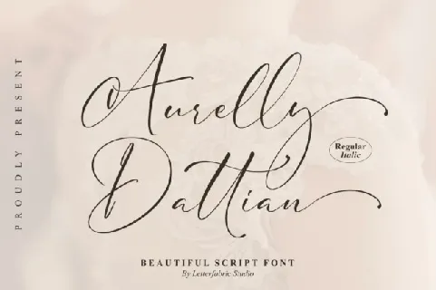 Aurelly Dattian font