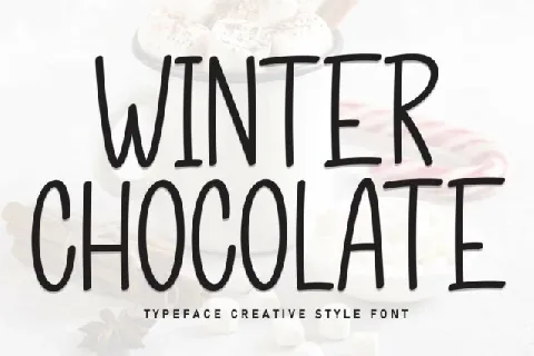 Winter Chocolate Display font