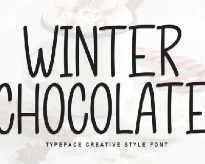 Winter Chocolate Display font