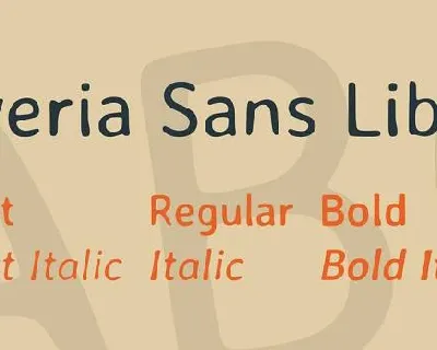 Averia Sans Libre Family font