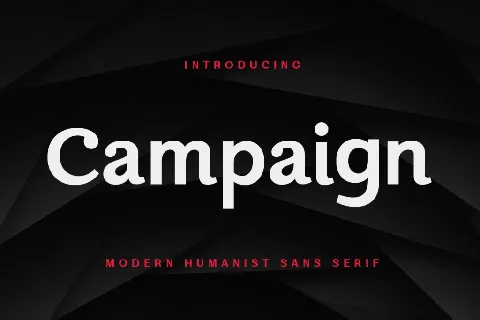 Campaign Sans Serif font