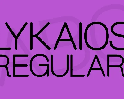 Lykaios font