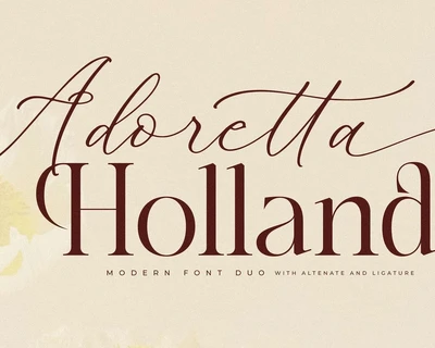 Adoretta Holland font