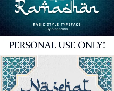 Miracle Ramadhan font