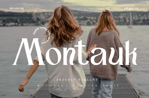 montauk font