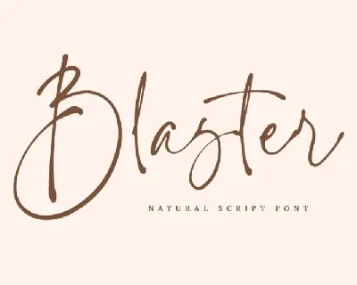 Blaster Typeface font