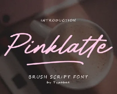 Pinklatte font