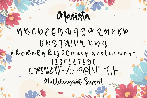 Masista Personal Use Only font