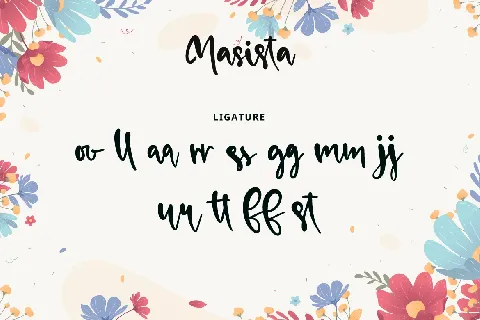 Masista Personal Use Only font