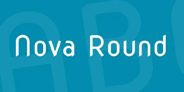 Nova Round font