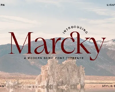 Marcky font