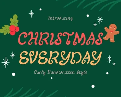 Christmas Everyday font