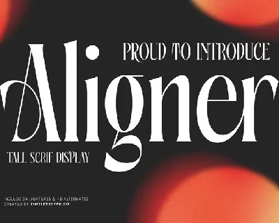 Aligner font