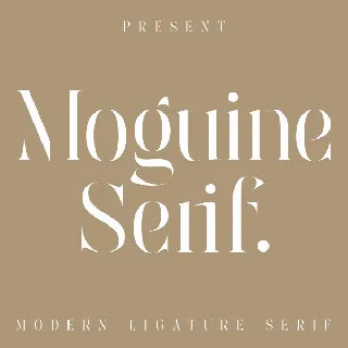 Moguine Serif PERSONAL USE font