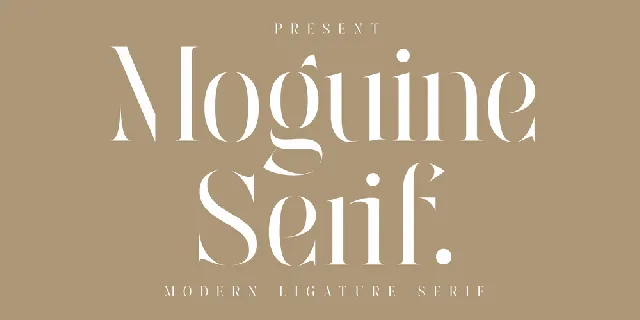 Moguine Serif PERSONAL USE font