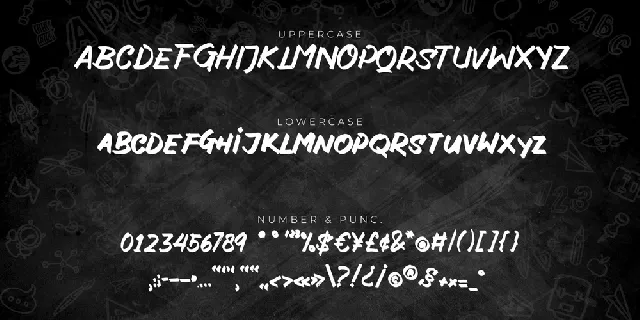 Labour Brusher font