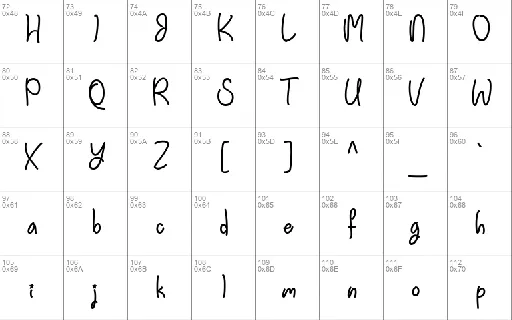 Einhorn Schrift font