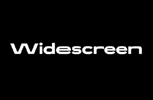 Widescreen Family font