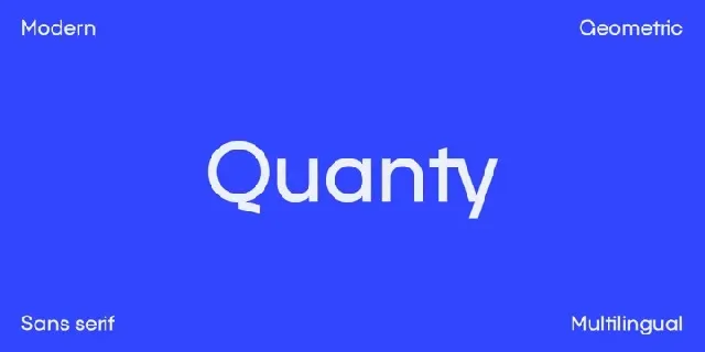 Quanty font