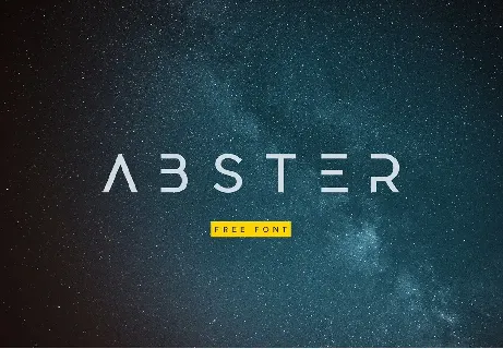 Abster font