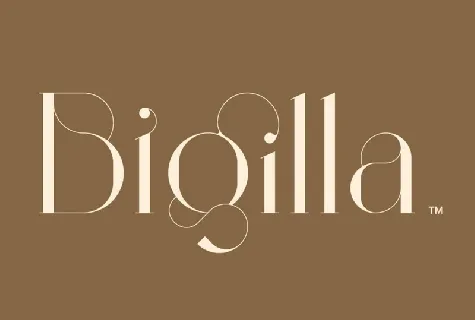 Bigillaâ„¢ Display font