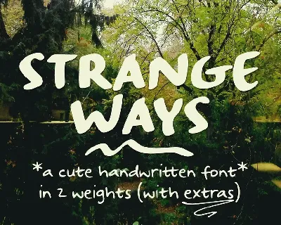 Strangeways Sample font