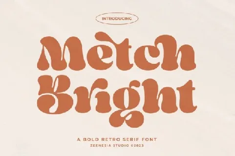 Metch Bright font