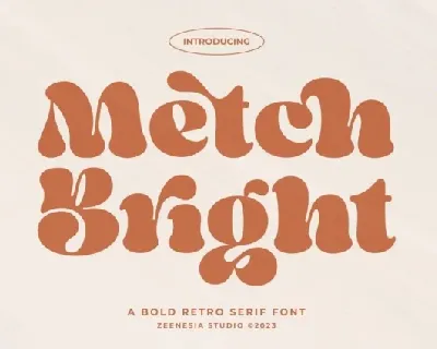 Metch Bright font