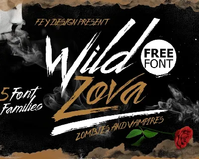 Wild Zova Free font