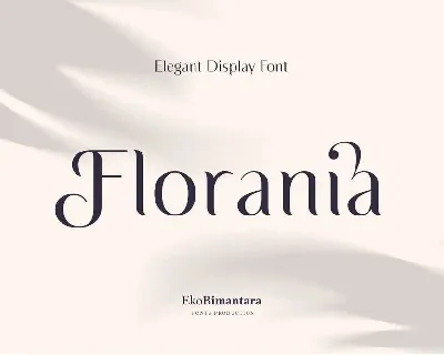 Florania font