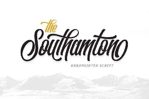 The Southamton Typeface Free font