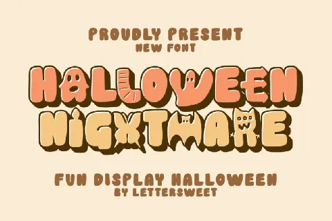 Halloween Nightmare Display font