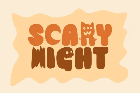 Halloween Nightmare Display font