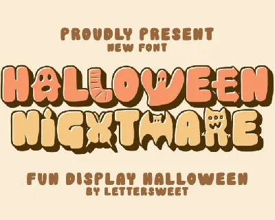 Halloween Nightmare Display font