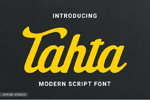 Tahta Demo font