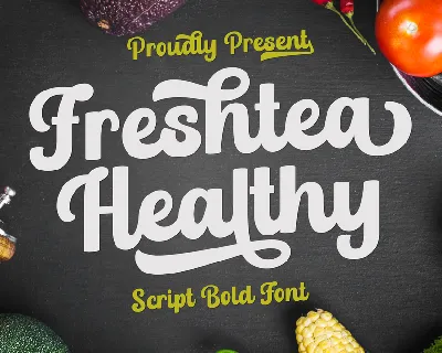 Freshtea Healthy font