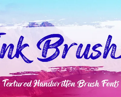 Ink Brush_DEMO font