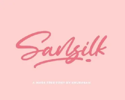 Sansilk font