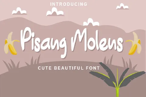 Pisang Molens font