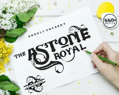 Astone Royal Blackletter font