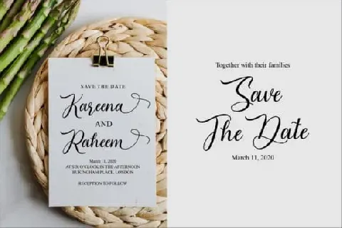 Margetha Calligraphy font