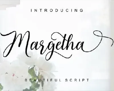 Margetha Calligraphy font