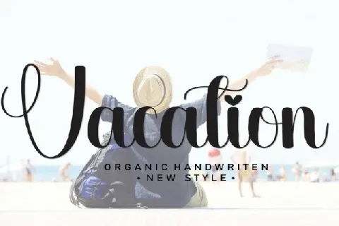 Vacation Typeface font