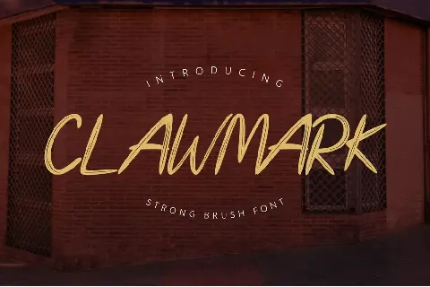 Clawmark font