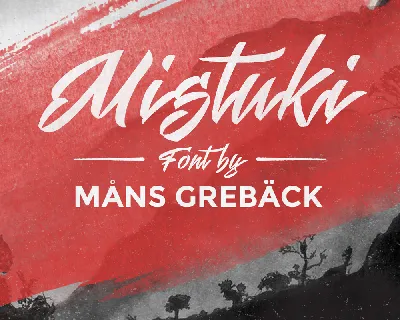 Mistuki PERSONAL USE font