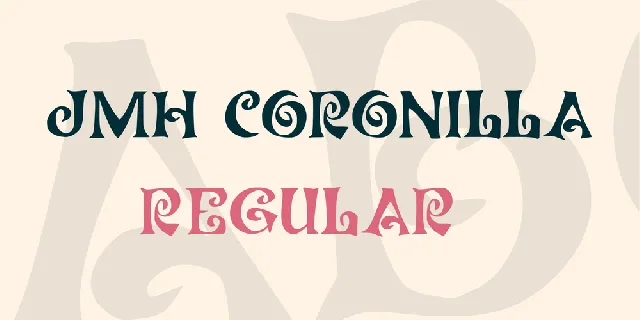 JMH Coronilla font